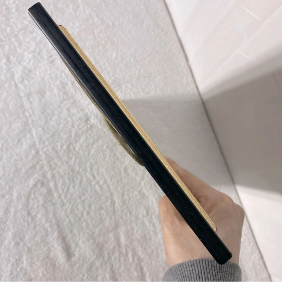 Vintage Handmade Framed Blue Embroidered Flower  Fibre Art Wall Art - Picture 6 of 10